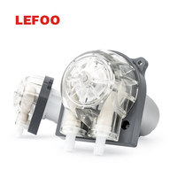 LEFOO LFP303A/DB 12V 24V DC 730ml/min Gewerbliche Spülmaschinen-Reinigungsmittel Chemikalien-Präzisionspumpe Dosierende Peristaltikpumpe