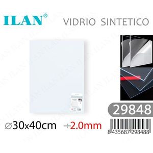 Lastra Acrilica ILAN 30x40 Cm 2.0 Mm, Vetro Sintetico per Protezione di Apparecchiature Elettroniche - Product Image 3