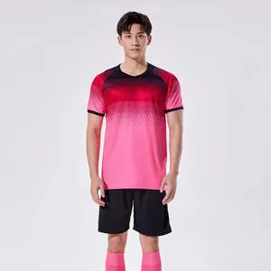 Set di uniformi da calcio con Logo personalizzato abbigliamento sportivo maglia da calcio vuota maglia da allenamento della squadra Kit da calcio Set completo Kit da calcio