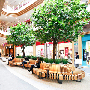 Escultura de asiento de salón público de inicio Y870, adornos de calle para exteriores SS 304, áreas de espera, Banco de silla de lujo, estatuas de figuras artesanales en 3D - Product Image 2