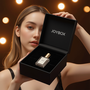 Cajas de Regalo Pequeñas de Lujo JOYBOX, Cajas de Perfume con Logotipo Personalizado para Frascos de 30 ml y 100 ml, Cajones con Esponja UV, Relieve Magnético, para Cosméticos - Product Image 1