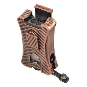 Vente en gros de cigarettes personnalisées, Jet de flamme droit bleu flamme imperméable rechargeable cigare torche briquet - Product Image 3