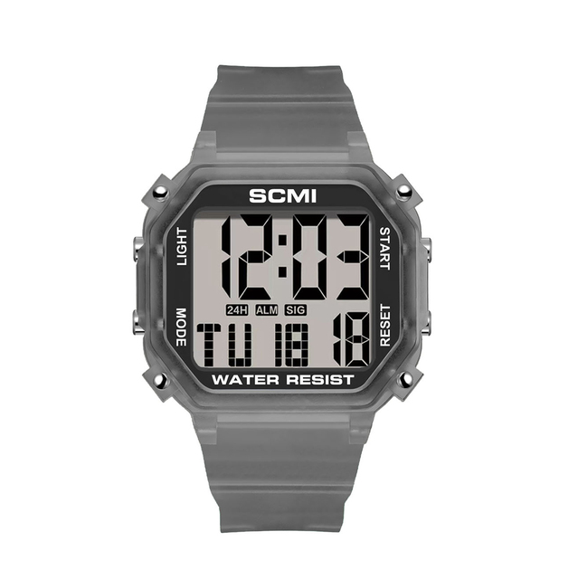 Fashion Trend Men's Watch Cross Border Outdoor Sports Personalized Square Digital Display Electronic Watch