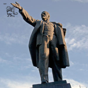 <span class=keywords><strong>Street</strong></span> <span class=keywords><strong>Art</strong></span> Extérieur Métal Grande Sculpture En Bronze Grand Homme Jardin Statue De Lénine - Product Image 5