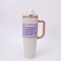 Botol Termos Tahan Panas Dingin 12 Jam Terbaik dengan Mulut Lebar & Tutup Cangkir, Vacuum Jug Stainless Steel untuk Piknik & Pesta