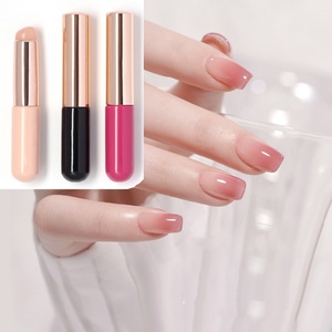 Pinceau à ongles Ombre, éponge dégradée, pinceau de peinture acrylique en silicone, outil de mélange pour manucure DIY et salon, pinceau dégradé pour nail art - Product Image 5