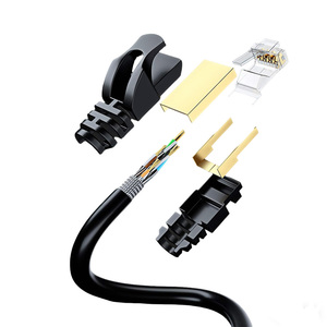 Cable de Conexión RJ45 Blindado Cat7 D-sunty, 28AWG, Cobre Desnudo, 8P8C, ROHS, Cable Ethernet de 3 a 100 Pies, Negro, OEM Personalizable - Product Image 5