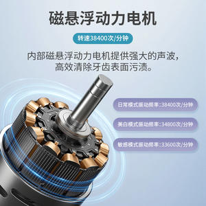 Cepillo de Dientes Eléctrico Sónico AiWeixiao 16TB Recargable e Impermeable con Función de Autolimpieza, Cuidado Bucal Portátil - Product Image 4