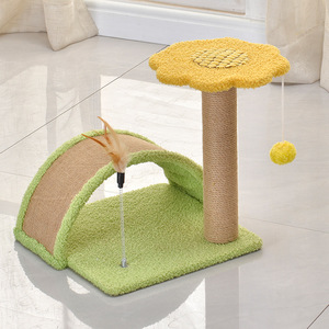 Blumen förmiger Katzen kriech rahmen Niedlich Ein kleiner Kratz baum Sisal säule Haustier bedarf Katze Interaktives Spielzeug. - Product Image 6