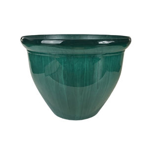 Оптовые глянцевые текстурированные кашпо из полипропилена с эффектом керамики, легкие цветочные горшки разных цветов для дома и сада - Product Image 5
