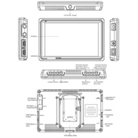 Moniteur sur caméra FEELWORLD FW279S 7 pouces haute luminosité 2200 nit pour appareils photo reflex numériques et hybrides avec écran IPS 1920x1200