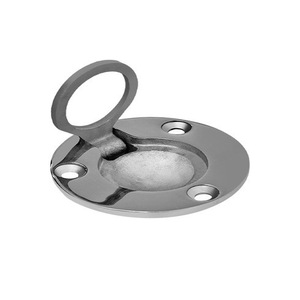 Stainless Steel Round Pull Handle With Locking Mechanism For Floor Boat RV Use - Product Image 3
