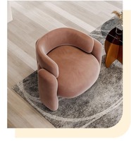 Fauteuil à accoudoirs en bois de style nordique Sabi Wabi, pour salon, design japonais moderne, fauteuil individuel pour une personne