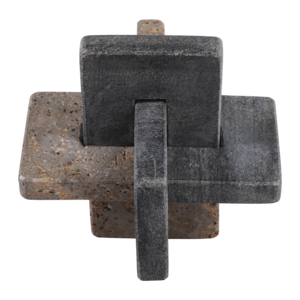 Scultura in Marmo a Nodo, Ornamento Artistico Contemporaneo per Bagno, Ufficio, Soggiorno - Product Image 1