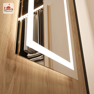 Large Full-Size <strong>Free</strong> <strong>Standing</strong> Floor LED Wall <strong>Mirror</strong> Decorative Framed Glass Dressing Room Body <strong>Mirror</strong> for <strong>Bathroom</strong> &amp; Bedroom - Product Image 4