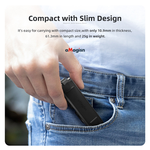 AMagisn Metal magnético Base de montaje de liberación rápida portátil Base de liberación rápida accesorios para <span class=keywords><strong>Insta360</strong></span> <span class=keywords><strong>GO3</strong></span>/GO3S accesorios de cámara - Product Image 5