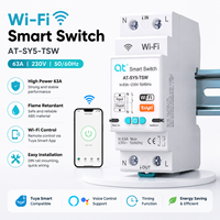 Pemutus Sirkuit WiFi Cerdas Kontrol Jarak Jauh Aplikasi Tuya Mendukung Penjadwalan Timer Kontrol Suara Pemantauan Energi Rumah Pintar