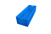 NEXARA EU41228 Boîtes logistiques empilables en plastique robuste Caisse en plastique recyclé pour divers scénarios