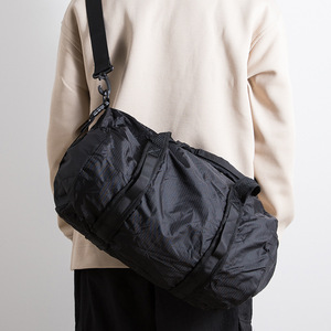 Lightweight Foldable Duffel Handbag Travel Fitness <b>Bag</b> Nylon <b>Weekender</b> Zipper Closure Casual Short Trips Gym <b>Bag</b> - Product Image 2