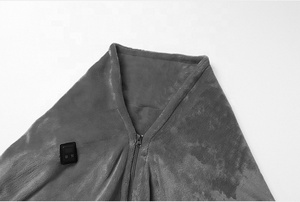 Heating Blanket <b>Shawl</b> Wearable Electric Warming Blanket USB Heated Throw <b>Wrap</b> with 3 Heating Levels for Office - Product Image 4