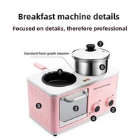 Machine à petit-déjeuner 4-en-1 multifonctionnelle : four électrique domestique, barbecue chauffant, fonctions pour œufs et appareil à sandwichs - Vente en gros usine
