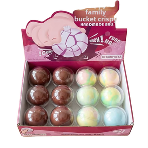 Bola de Cera Anti Estrés Súper Suave de Chocolate Negro y Matcha con Menta, Hecha a Mano, Crujiente, con Sonido Satisfactorio al Apretar - Product Image 1