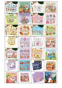 60 + bạn bè ấm cúng thiết kế đơn giản và lớn có tính năng dễ thương & Groovy điều đậm và dễ dàng vẽ màu cuốn sách cho trẻ em người lớn thanh thiếu niên - Product Image 6