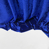 ANNIELU Rideaux de fond de scène en velours froissé bleu roi de 10 pieds, personnalisables pour mariages, banquets et événements