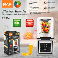 RAF R.2884 Elektrische Blender 1800W 2.0L Roestvrijstalen mes Snelle start Sterke kracht Gemakkelijk schoon te maken Pulse functie Keukenblender