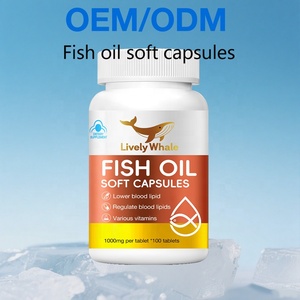 Lively Whale Omega3 Óleo De Peixe Cápsulas Macias, fonte De Alta Pureza Mar Profundo, fonte De Fábrica, OEMODM - Product Image 2