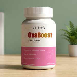 Complément alimentaire à base de plantes pour femmes, pour favoriser l'équilibre hormonal et la circulation sanguine constante, en capsules, pour la fertilité. - Product Image 1