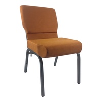 Chaises empilables et emboîtables sur mesure pour théâtres, églises et salles de conférence d'hôtels – Design moderne avec pieds en acier et revêtement en tissu