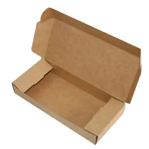 300gsm kraft paper custom design flat shipping paper food used take away sushi packaging box