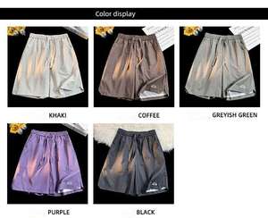 Wholesale Men's Casual Double-Lined Mesh Sport <b>Shorts</b> Fashionable Printing Graphic Heavy Cotton Oversize <b>Jogger</b> Quick Dry - Product Image 3