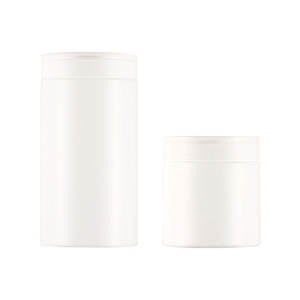 Pot en plastique Minnie 1000g blanc à large ouverture avec couvercle hermétique pour emballage cosmétique, masque facial, crème capillaire - Product Image 5