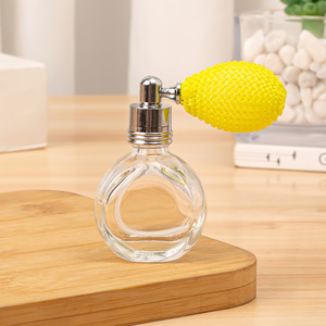 Bán Buôn Rỗng Mini Vuông Nước Hoa Chai Thủy Tinh Với Bóng Vòi Phun Túi Khí Phun Cổ Điển Túi Khí Phun Nước Hoa Chai - Product Image 4