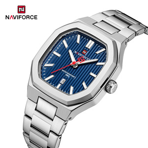 Nouvelle montre à quartz de luxe 9271, populaire, sportive et tendance, étanche 3 ATM, avec calendrier lumineux, bracelet en acier inoxydable et boîtier en alliage. - Product Image 1