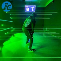 Salle de jeu de fête de lumière LED intérieure commerciale défi de tir interactif multiple activer le Laser de jeux pour le parc de trampoline