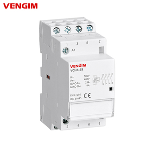VG-VCH8-25/4P คอนแทคเตอร์แบบราง Din AC 4P 25A AC220V คอนแทคเตอร์อัตโนมัติในครัวเรือน 4NO 2NO2NC AC230V 50/60Hz L31 - Product Image 1