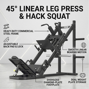 Nouveau Design Power Rack 45 Degrés Jambe Presse En Acier Fonctionnel Fitness Gym Équipement pour Musculation Huck <span class=keywords><strong>Squat</strong></span> Machine - Product Image 4