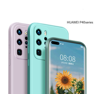 Housse de téléphone portable en Silicone liquide et coloré, pour <span class=keywords><strong>Huawei</strong></span> P40/mate40, vente en gros - Product Image 1
