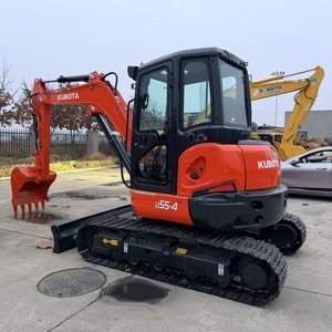 รถขุดตีนตะขาบ Kubota U55 มือสองแท้ 100% ขนาด 5 ตัน พร้อมบุ้งขุด เครื่องยนต์และปั๊ม Kubota ได้รับการรับรองมาตรฐาน EPA และ CE - Product Image 1