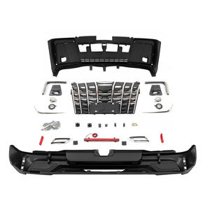 Модифицированный узкий передний хромированный бампер-гриль и обвесы для <span class=keywords><strong>Hiace</strong></span> 2004-2010, 2011-2015 - Product Image 4