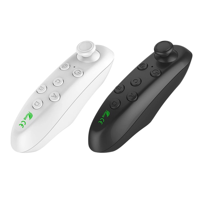 Mini Wireless VR Controller Remote Game Controller with Vibration Motor Turbo Button Six-axis Gyroscope ABS Material