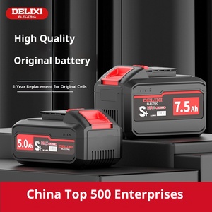 Delixi Lithium Battery 21V Universal Large Capacity Drill Wrench Angle Chain <b>Saw</b> Original Battery Pack - Product Image 1