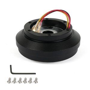 Adaptador de Volante para Ford Mustang, 6 Orificios, Aleación de Aluminio Negro 174H, para Mejora y Reequipamiento - Product Image 5