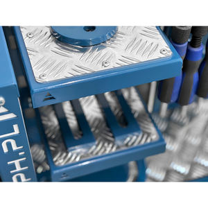 GPPH étagère plate taille S 252x106x62mm pour tables avec trous de 16mm - Product Image 3