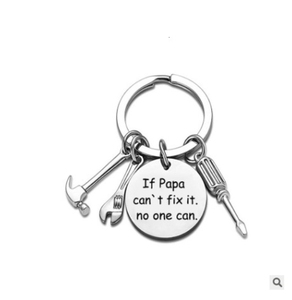 ประแจค้อนร้อนพวงกุญแจอุปกรณ์ของพ่อจี้ของขวัญวันพ่อพวงกุญแจที่เปิดเบียร์หากพ่อไม่สามารถซ่อมได้ไม่มีใครสามารถทำได้ - Product Image 4