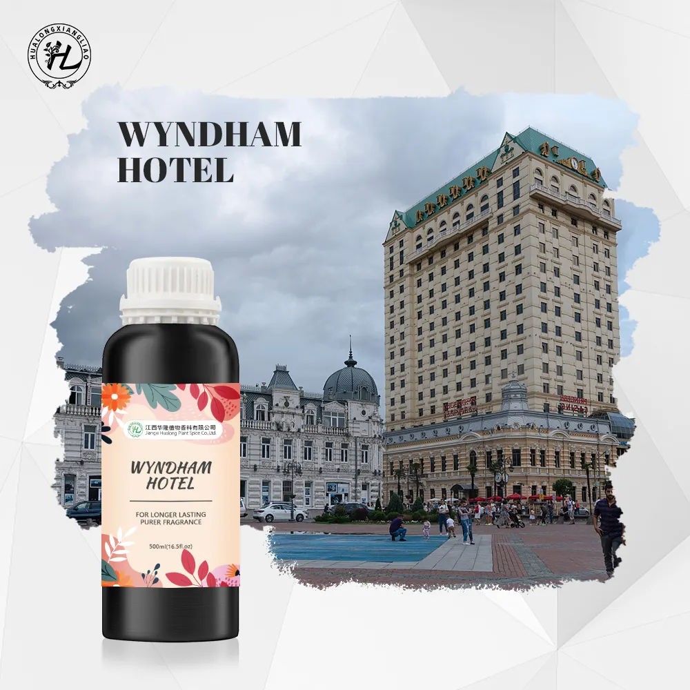 Pemasok konsentrasi tinggi beraroma parfum merek mewah, 500ML, terinspirasi harga grosir minyak esensial Wyndham Hotel