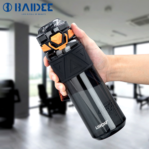 OEM Fabrika Özel Üretim 800ml Spor Su Matarası BPA İçermeyen Kapaklı Pipetli Tritan Koşu Matarası 600ml 20oz 27oz Boyutları - Product Image 1